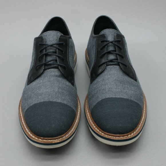 Timberland Men's 13 Naples Trail Dip Oxford Blue Canvas Lace Cap-toe Shoes A19YZ - Picture 5 of 12